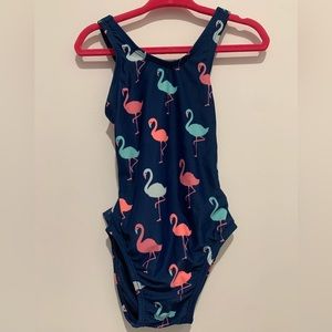 Gap flamingo print bathing suit. Size 2.